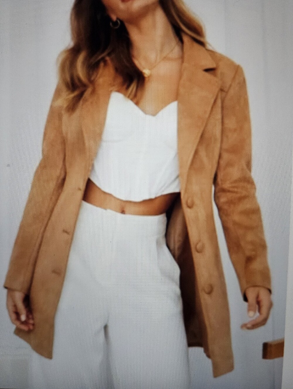 Lioness Jean Paul Suede Blazer Dress